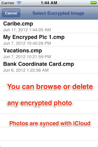 Crypt My Pic screenshot 4