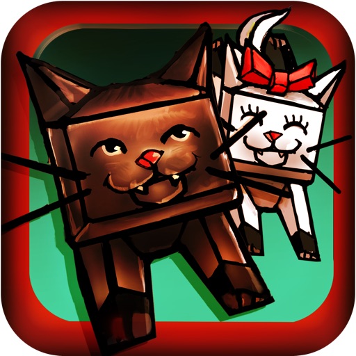 Crazy Block Cat Adventures icon