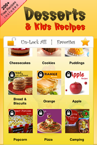 Dessert & Kids Recipes screenshot 2