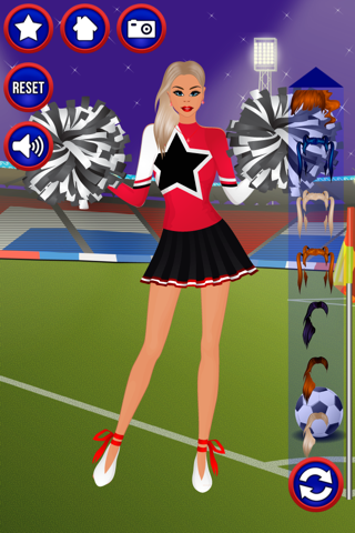 Dress-Up Cheerleader screenshot 2