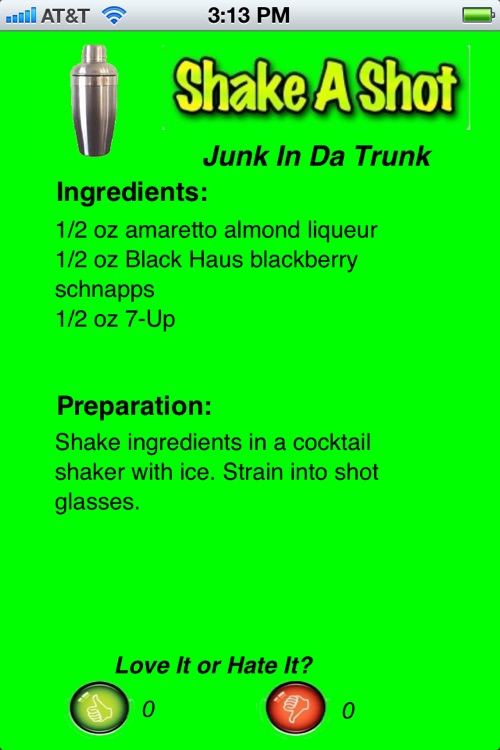 Shake A Shot