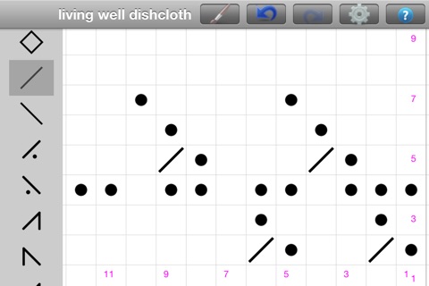 Knitting Chart Maker screenshot 4
