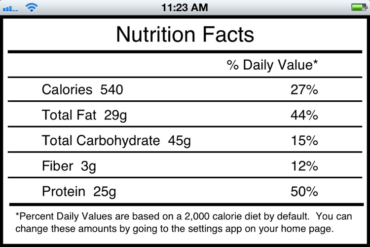 Fast Food Calorie Counter screenshot-3