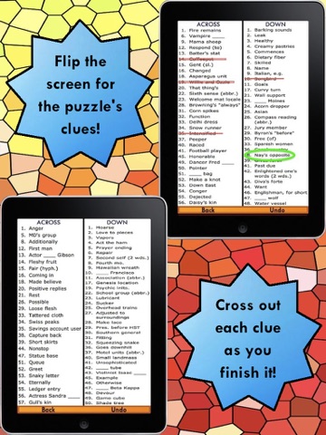 Assorted Crossword Puzzles HD – For your iPad! screenshot 3