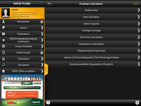 The NACE International Corrosion App-iPad Edition screenshot 4