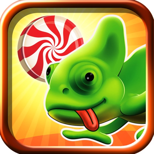 Sweet Sugar Crush Cameleon Escape - An Awesome Drag and Cut Puzzle Physics Game