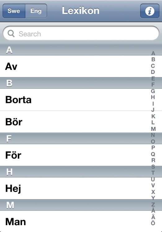 Lexikon Swedish - English Dictionary