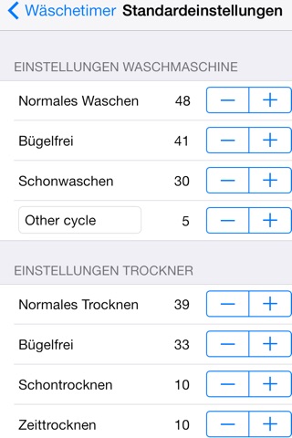 Laundry Timers screenshot 2