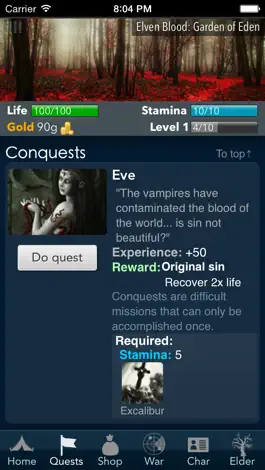 Game screenshot Elven Blood - Dark Fantasy RPG apk