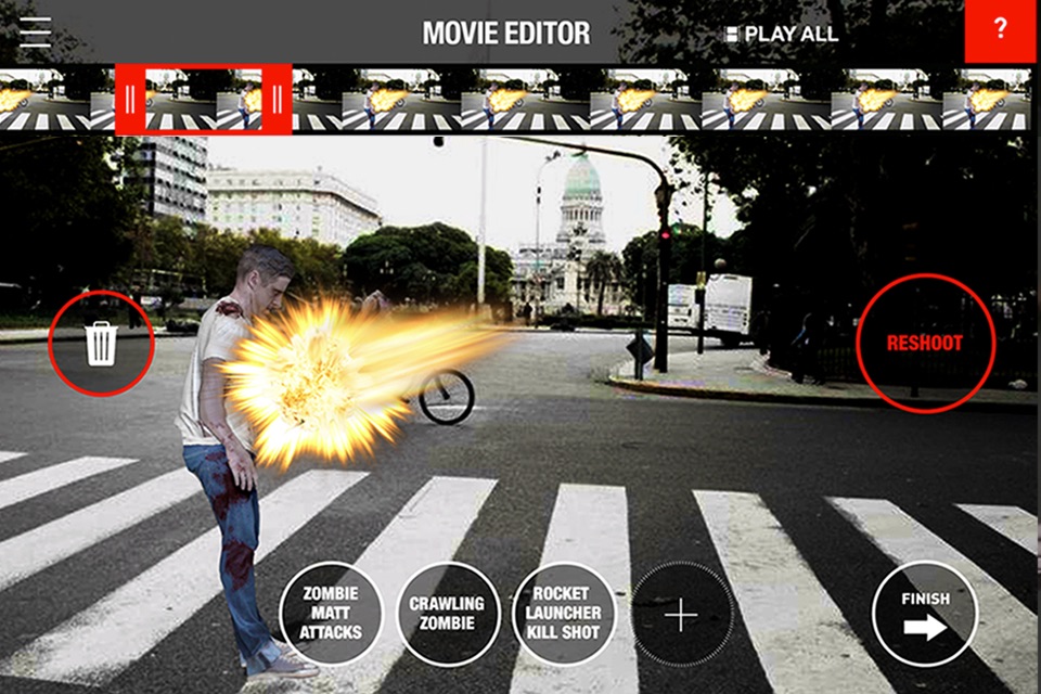 Zombie FX - Augmented Reality (AR) Movie Editor by Pocket Director screenshot 3