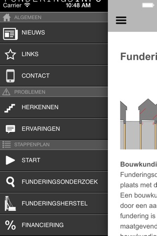 Funderingsinfo screenshot 3