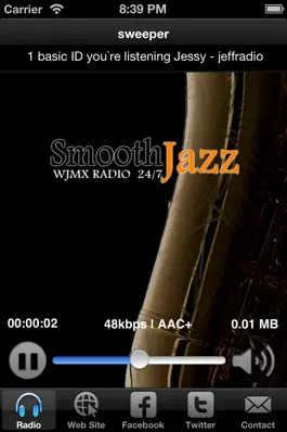 Game screenshot WJMX Smooth Jazz Radio mod apk