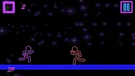 Game screenshot Glow Stick-Man Run : Neon Laser Gun-Man Runner Race Game For Free hack