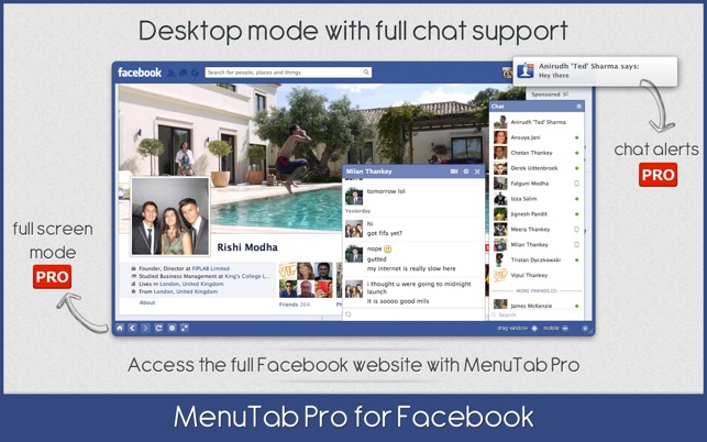 Menu tab pro for facebook v5.6 download free