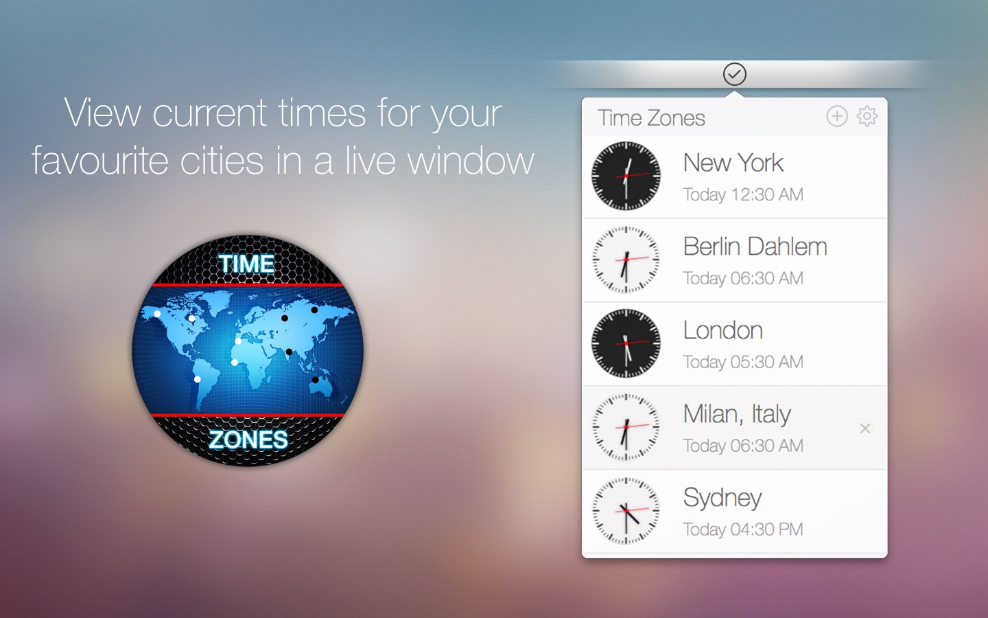 Time Zones