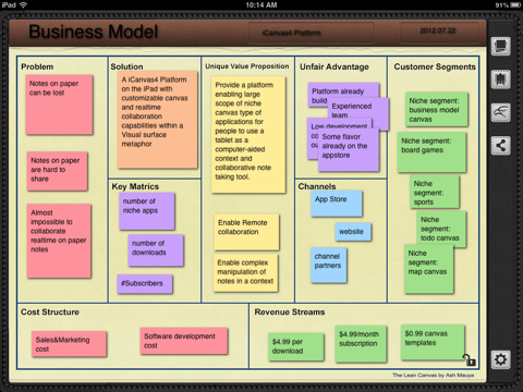 Screenshot #4 pour BizCanvas App
