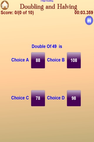 Doubling And Halving screenshot 3