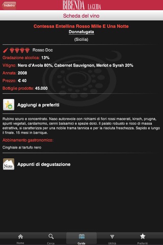 BIBENDA 2013 GUIDA AI MIGLIORI VINI E RISTORANTI D'ITALIA screenshot 3