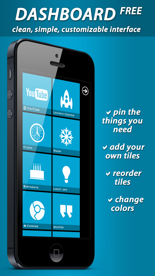 #3. Dashboard Free ~ All-IN-1: Launch Center, Music, Utilities and Games (iOS) 由: Gabriel Silviu Stefan