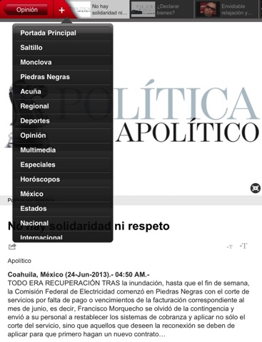 Zócalo para iPad screenshot 4