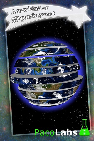 Earth Puzzle - a spherical puzzle game in 3Dのおすすめ画像1