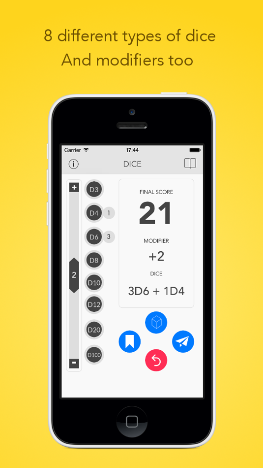 Dice - Your app for RPGs, wargames and board games - 1.1.1 - (iOS)