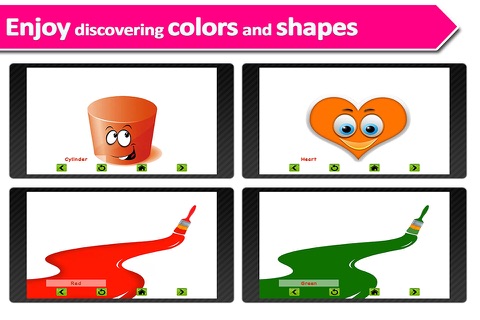 Learn with fun - Fruits, Shapes, Vegetables and Color for kids screenshot 3