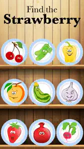 Vegs and Fruits: free educational game for kids - have fun and learn languages screenshot #1 for iPhone