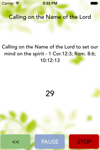 7 minutes with the lord