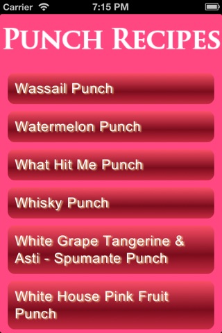 Punch Recipes screenshot 2