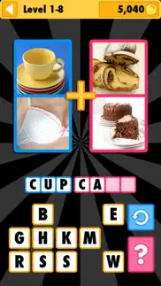 word plus word - 4 pics 2 words 1 phrase - what's the word phrase? iphone screenshot 1