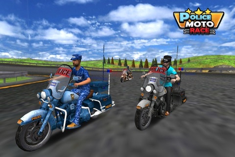 Police Moto Race ( 3D Racing Games ) screenshot 2