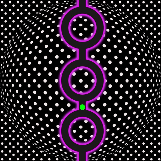 An Extreme-ly Difficult Impossible to Play Dots Games - Don't Touch Outside The Path iOS App