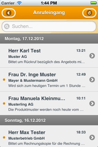 Telefonservice.at screenshot 3