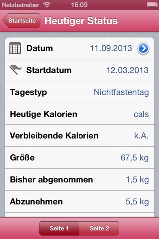 5:2 Diet TrackMyFast screenshot 2