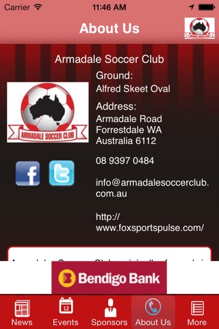 Armadale Soccer Club screenshot 3