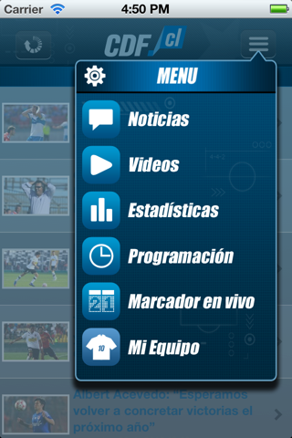CDF Chile screenshot 2