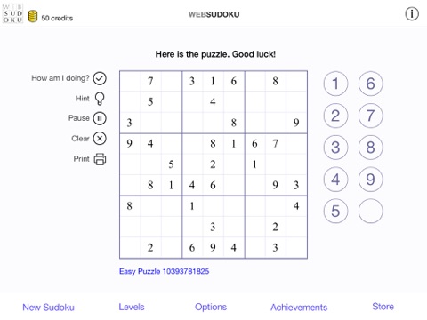 Screenshot #4 pour Web Sudoku