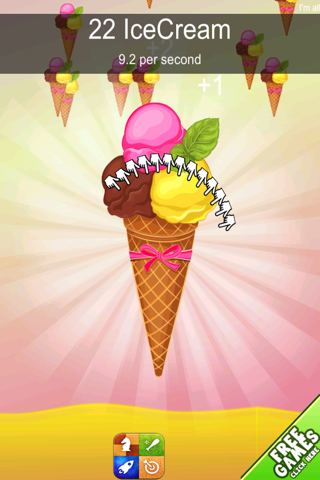 Ice Cream Sundae Clicker screenshot 2