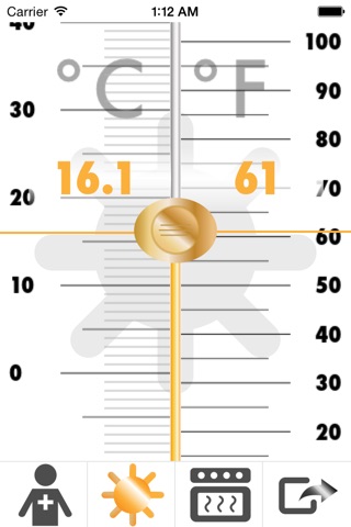 Sliding Temperature Converter screenshot 2