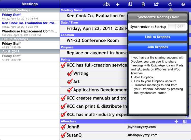 QuickAgenda