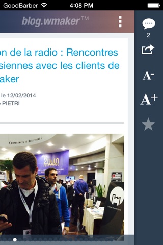 Le blog de WMaker screenshot 3