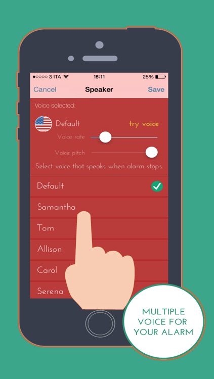 Talking Weather alarm clock screenshot-4