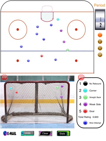 Hockey Shot and Goalie Saves Tracker screenshot 2