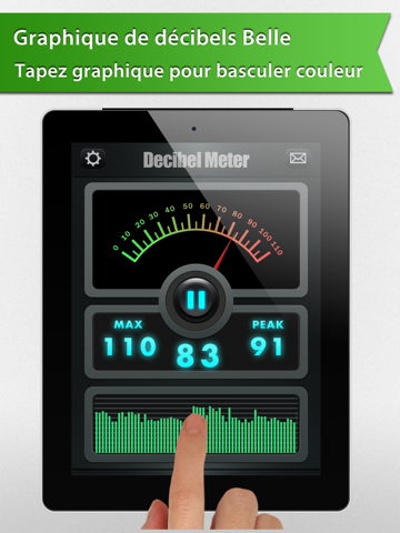 Screenshot #5 pour Decibel Meter - Measure the sound around you with ease