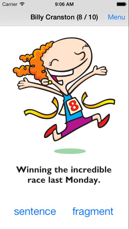 Sentences & Fragments Fun Deck