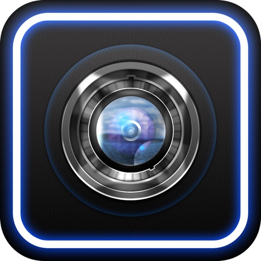 Neon glow camera - Effects & Frames icon