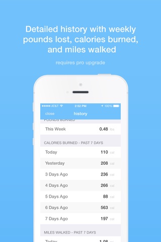Walk It Off: A Pedometer for Weight Loss screenshot 2