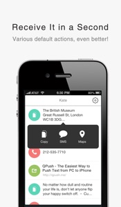 QPush - Push Text and Links from PC, Quick & Easy screenshot #3 for iPhone