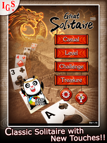 Screenshot #1 for Great Solitaire HD